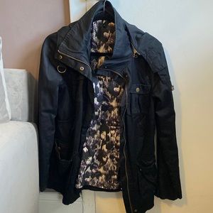 Black H&M utility jacket